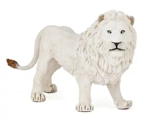 Figure Papo White Lion action figure, PVC, white, age 3+