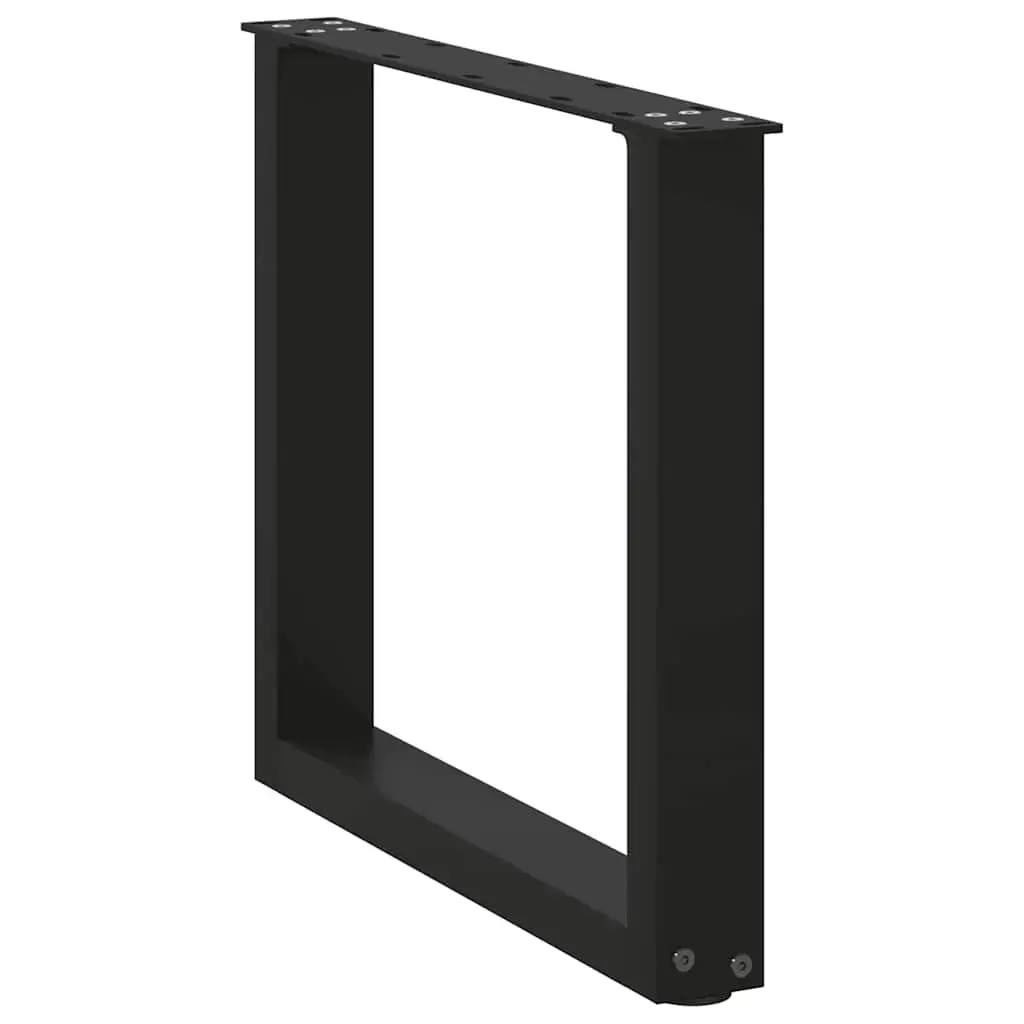Galda detaļa VidaXL 4013140 — metāla melna 310x600 mm Photo 4