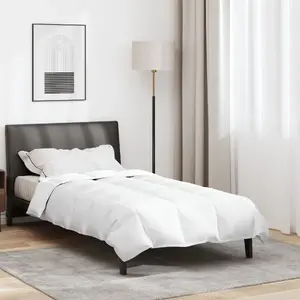 Одеяло VidaXL 155 x 200 см белое — наполнение пух, модель 42007641