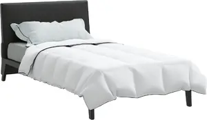 Duvet VidaXL Winter 155 x 200 cm Polyester 105 gsm Peach