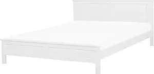 Деревянная кровать Beliani OLIVET 180 x 200 см белая