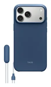 Phone case Apple Beats Kickstand Case for iPhone 17 Pro Max — MagSafe, camera control, PC/microfibre, Blue