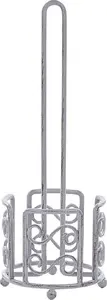 Toilet paper stand Beliani MANDI, metal, gray