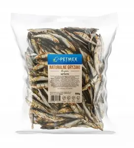 Canned Dog Food PETMEX Szprotki 500 g – wet dog food, fish-based meal, 500g can