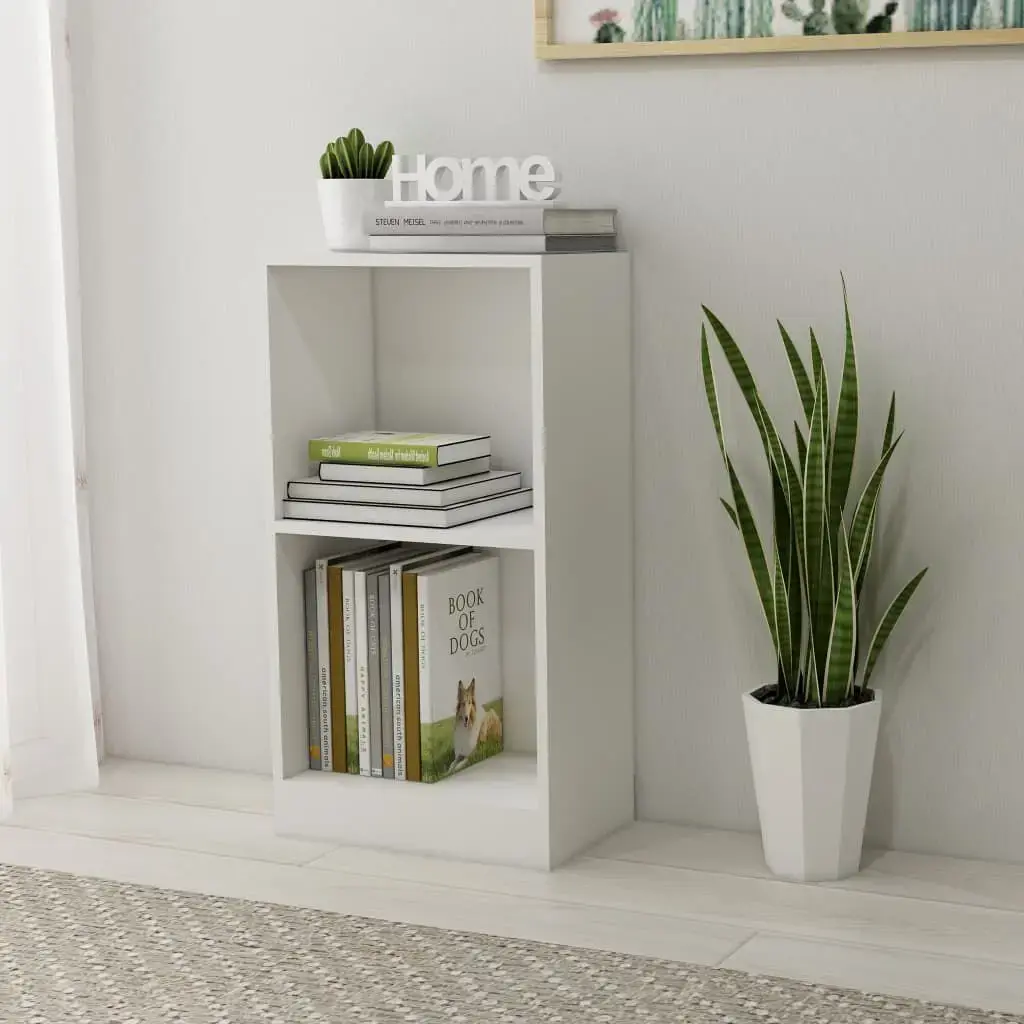 Bookcase VidaXL 800819 — white wood 400×240×750 mm Photo 2