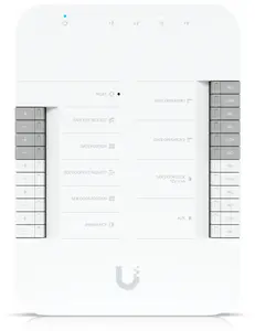 Security door controller housing UBIQUITI Gate Hub — 5x RJ-45, Ethernet 10/100/1000 Mbps, 50 V, 1 A, 126×26×175 mm