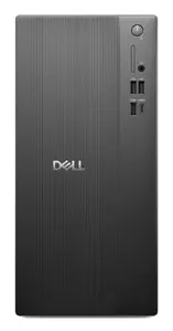Datora stacija Dell Tower ECT1250 ar Intel Core i3-14100, 8GB DDR5 5600, 512GB SSD, Intel UHD Graphics 730, WLAN+BT, tastatūra un pele, Windows 11 Pro
