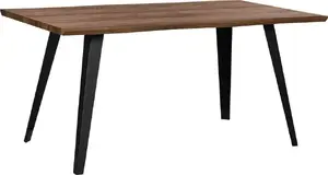 Обеденный стол Beliani WITNEY 160 x 90 см тёмное дерево