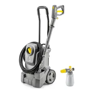 Spiediena mazgājamā mašīna Kärcher HD 5/11 E EB+ Foam Classic, elektriskā 2200 W, 110 bar, 500 l/h, 10 m šļūtene, antracīts