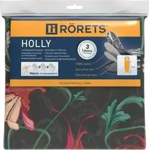 Чехол для гладильной доски Rorets Holly 3-в-1 38×120 см — для узких досок