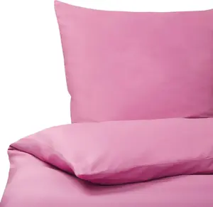 Duvet cover set Shumee HARMONRIDGE 155 x 220 cm cotton pink