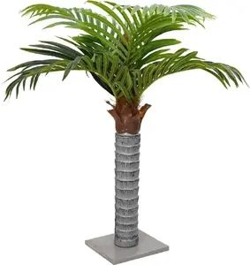 Artificial palm tree VidaXL model 4103575, 6 leaves, 100 cm, green