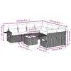 VidaXL набор садовой мебели 3219962 — 9 предметов Photo 9