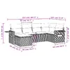 VidaXL 3252810 набор уличной мебели 7 предметов Photo 3
