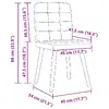 Restaurant/Dining chair VidaXL 3315191 Photo 9