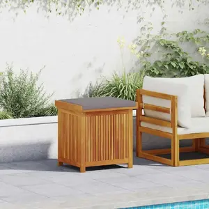 Storage box VidaXL 60x50x61 cm solid acacia wood for outdoor cushions