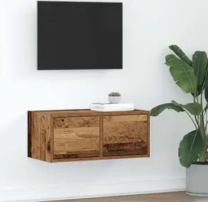 ТВ-тумба VidaXL Stare drewno 60×31×25,5 см — отделка старое дерево, компактное хранение медиаконтента