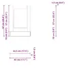 Шкаф для кухни/столовой VidaXL 854131 Photo 8