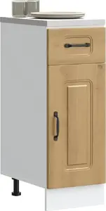 Grīdas virtuves skapītis VidaXL Kalmar, ozola artisan apdare, modelis 853466