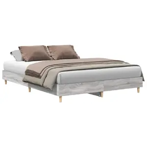Каркас кровати VidaXL 3328713 — 153 см x 203 см, высота 25 см, в упаковке 1 шт.