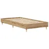Каркас кровати VidaXL 861047 (дуб) 102×2,03×25 см Photo 4