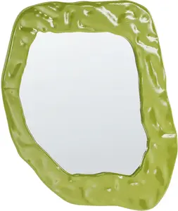 Wall mirror Beliani MARTYRE 57×74 cm green frame