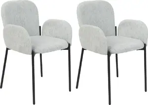 Dining chair set Beliani ALBEE, 2 pieces, mint color