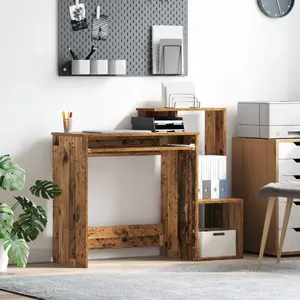 Rakstāmgalds VidaXL modelis 869472 brūns 106 cm x 41 cm