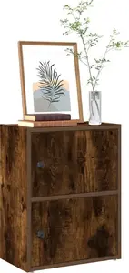 Книжная полка VidaXL, цвет «дымчатый дуб», 40 x 24 x 52 см, модель 860359