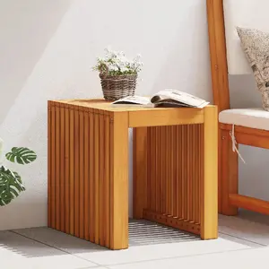Dārza sānu galdiņš VidaXL 43×36×40 cm no masīvkoka (tiks)