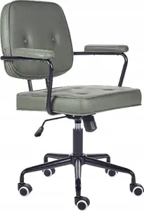 Biroja krēsls Beliani PAWNEE regulējams zaļš — ergonomisks augstuma regulējams krēsls