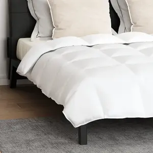 Duvet and Pillow Set VidaXL 3 pcs White 240 x 220 cm Down