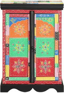 Console Table VidaXL model 4017568 Multicolor Wood Small Decorative Inlays