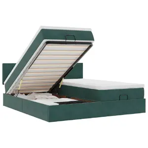 Gulta VidaXL 3312119 — izmēri 2000×2030 mm, augstums 880 mm, maksimālā slodze 280 kg