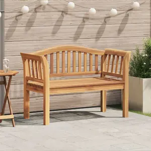 Садовая скамья VidaXL модель 42006346 120 x 53,5 x 85 см тик деревo