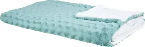 Bedspread Beliani KANDILLI 200 x 220 cm green