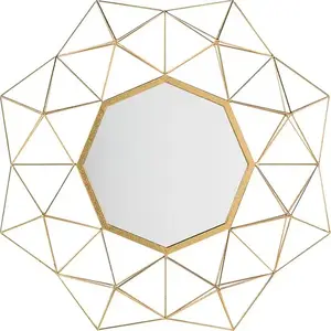 Настенное зеркало Beliani GAILLAC 69 x 80 см, золотая рама