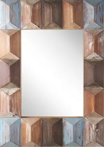 Wall mirror Beliani HIZOTE 63 x 90 cm multicolour