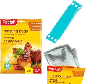 Cepšanas maisiņi kartupeļiem Paclan lieli, komplekts 6 gab. ar klipšiem