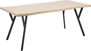 Dining table Beliani ALTON 180 x 90 cm light wood