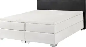 Kontinentālā gulta Shumee PRESIDENT 160 x 200 cm balti‑melna