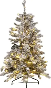 Artificial Christmas Tree Shumee Tatlow on Stand, white