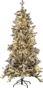 Artificial Christmas Tree Shumee Tatlow on Stand, White