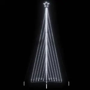 Гирлянда VidaXL 789 холодных белых LED, длина 476 см, для елки