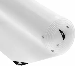 Тент VidaXL прозрачный ПВХ 1 x 6 м с люверсами