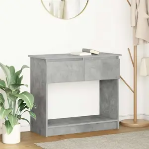 Консоль с ящиками VidaXL модель 861394, бетоново-серый, 85,5×38,5×74,5 см