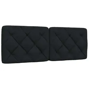 Изголовье/изножье VidaXL 4019214 — чёрный полиэстер, ширина 1220 мм, высота 48 см, глубина 60 мм