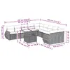 Набор уличной мебели VidaXL 3268803, 11 предметов Photo 10