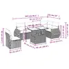 VidaXL 3268573 7-piece outdoor furniture set Photo 10