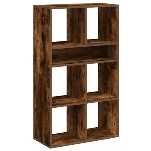 Книжный шкаф VidaXL 860305, дубовый цвет, каркас и полки из дерева, 660×310×1120 мм
